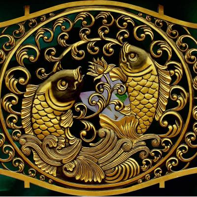 Bông gió nhôm đúc Song Ngư